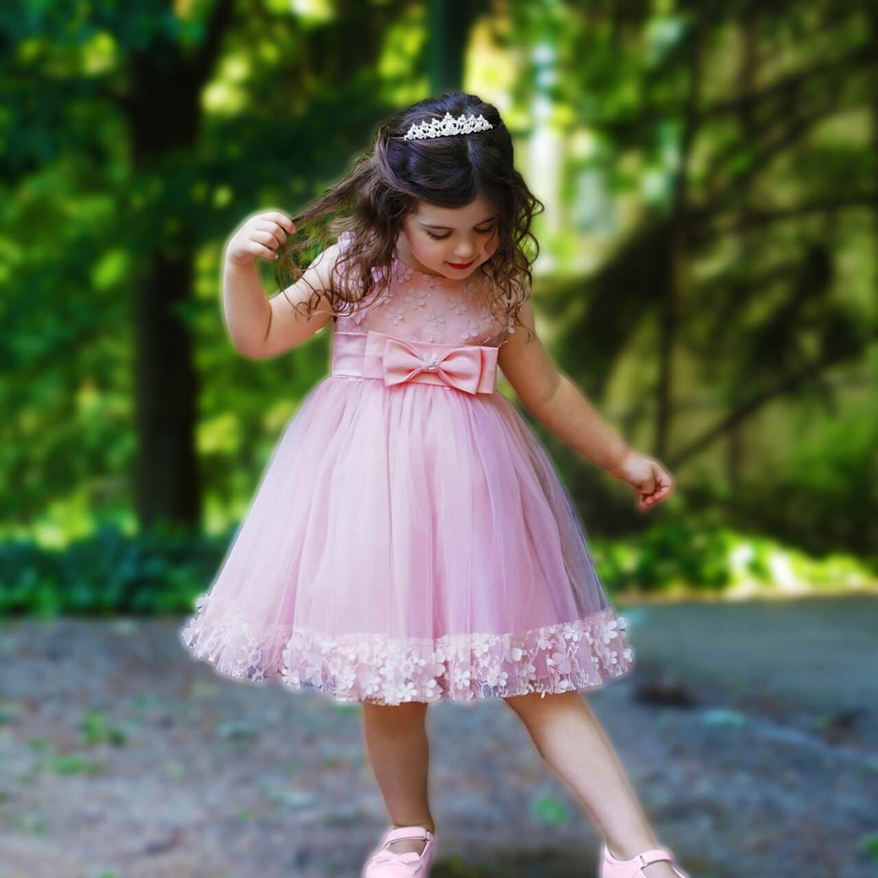 Victoria Dress – Apricot