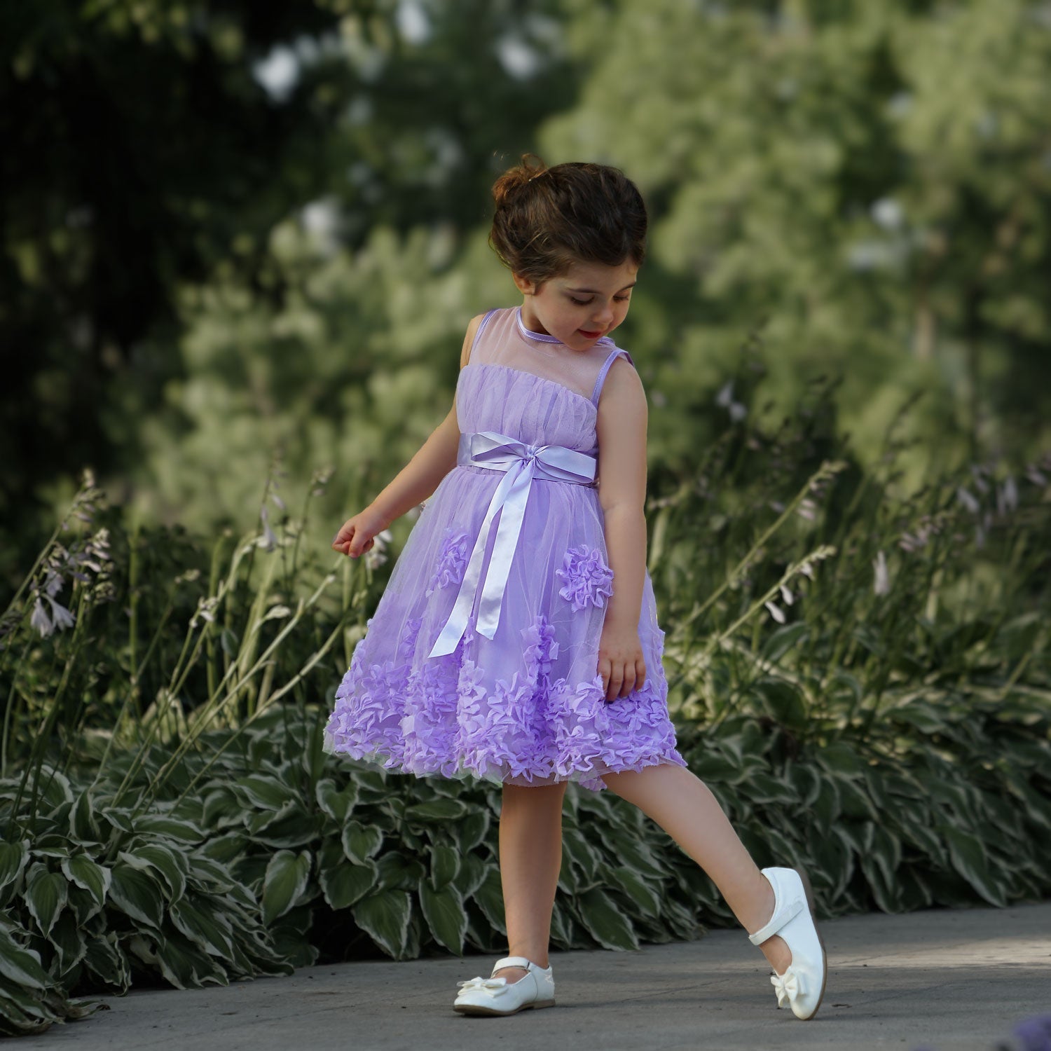 Elena Dress - Queens Violet