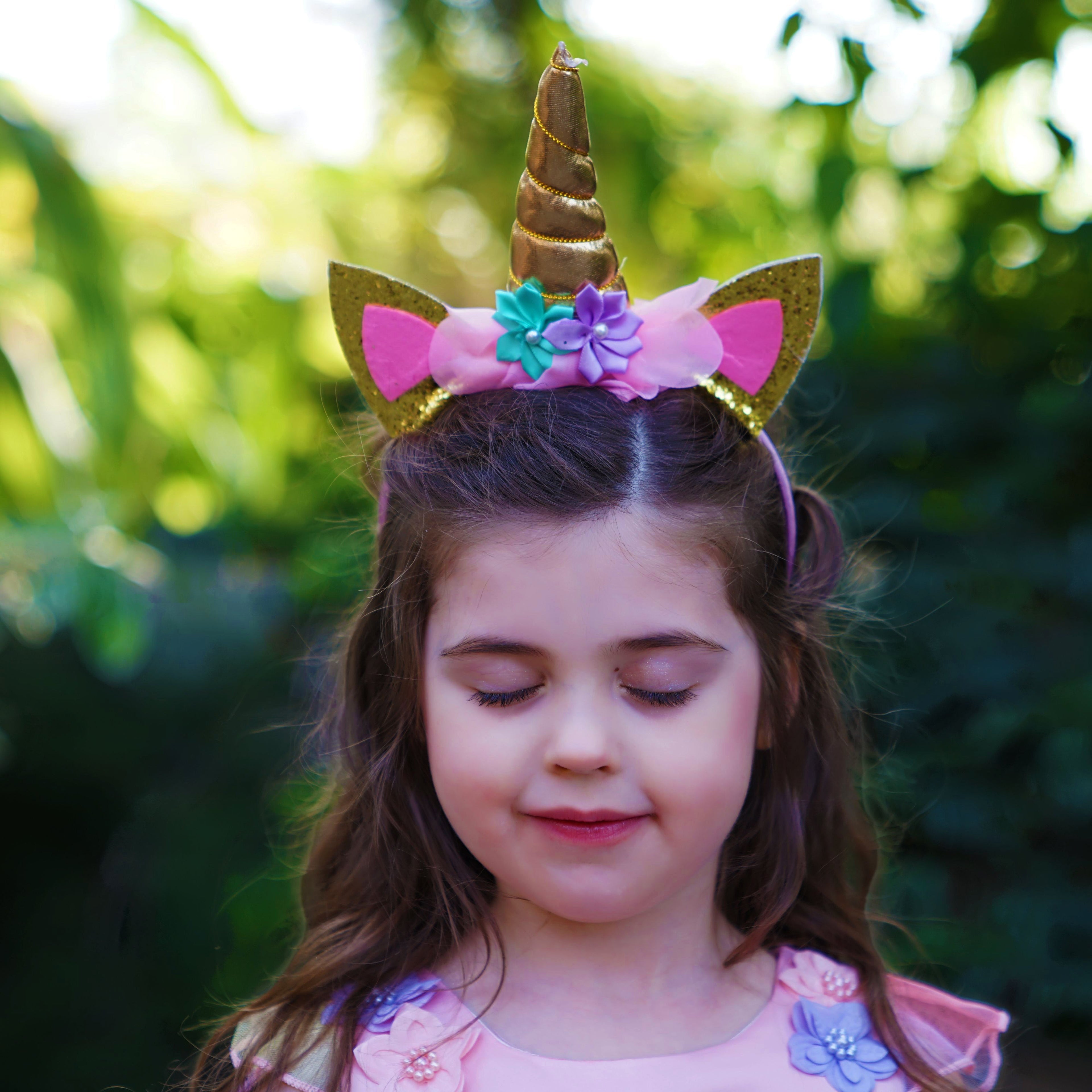 Unicorn Headband - Gold
