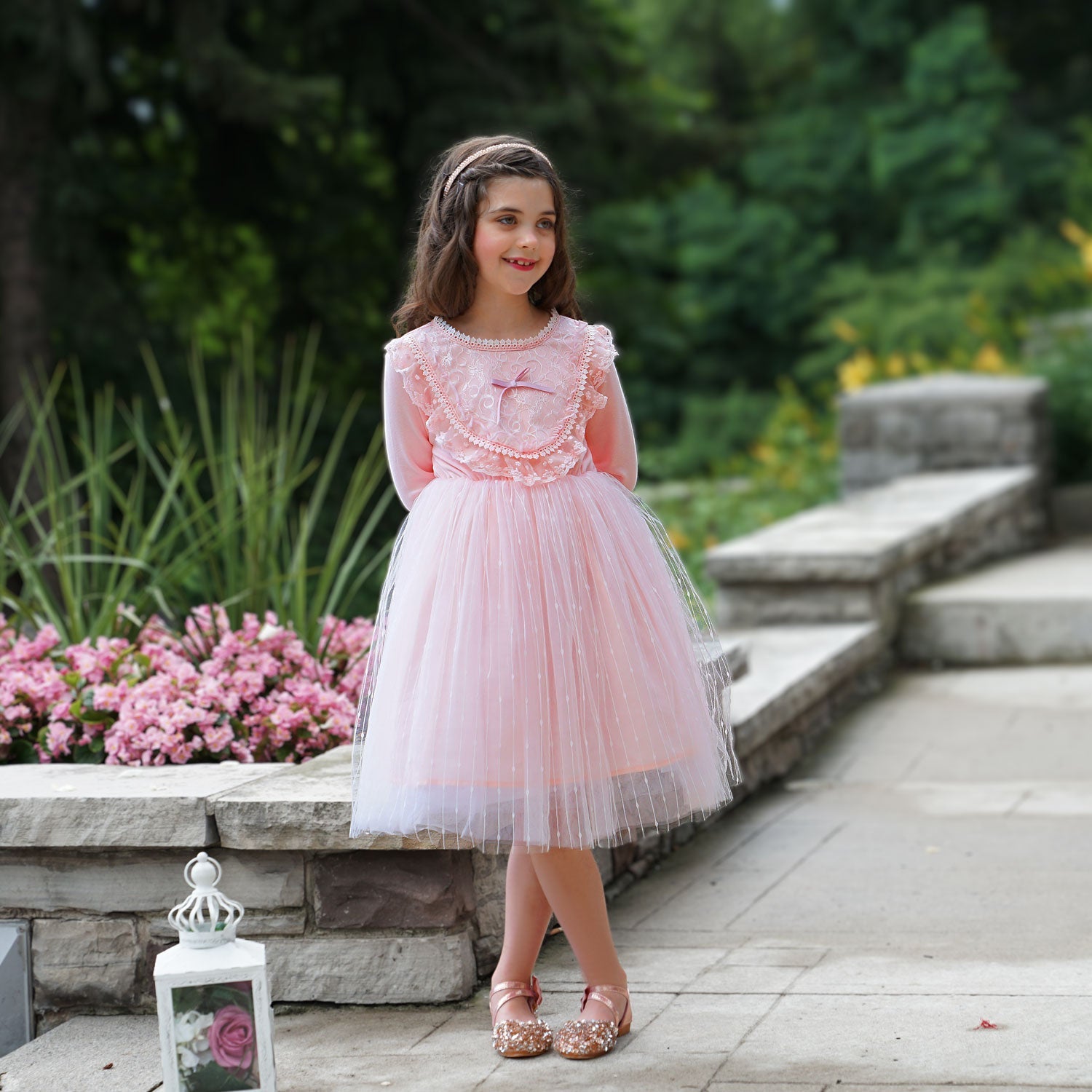 Cassandra Dress - Baby Pink