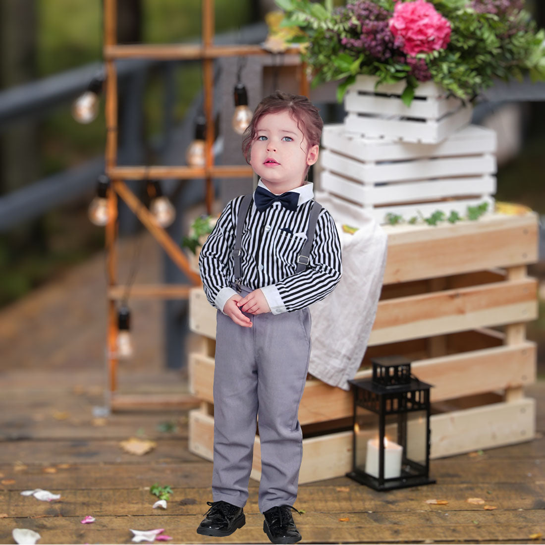 Sebastian Boys Suit- Grey