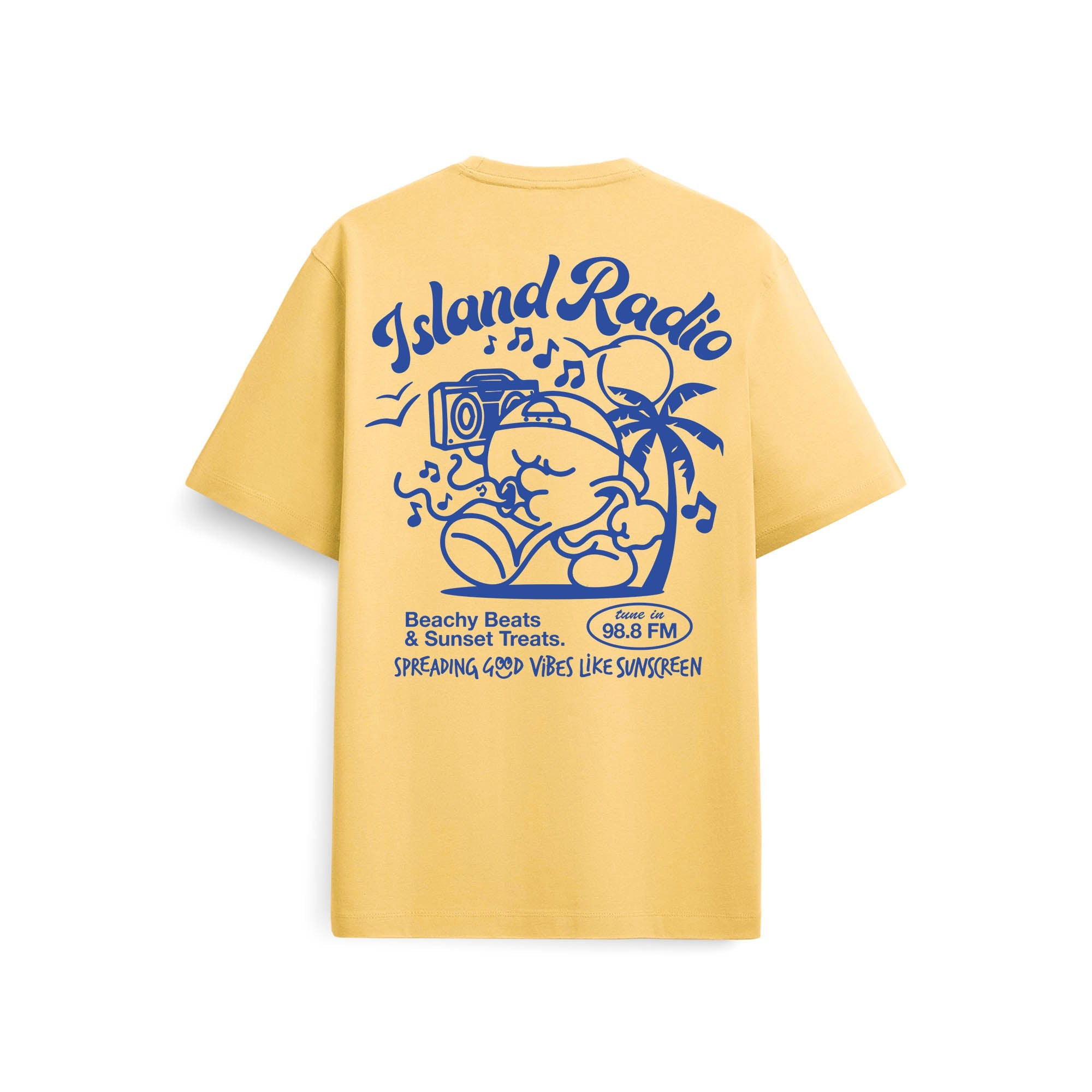 Island Radio T-Shirt - Yellow