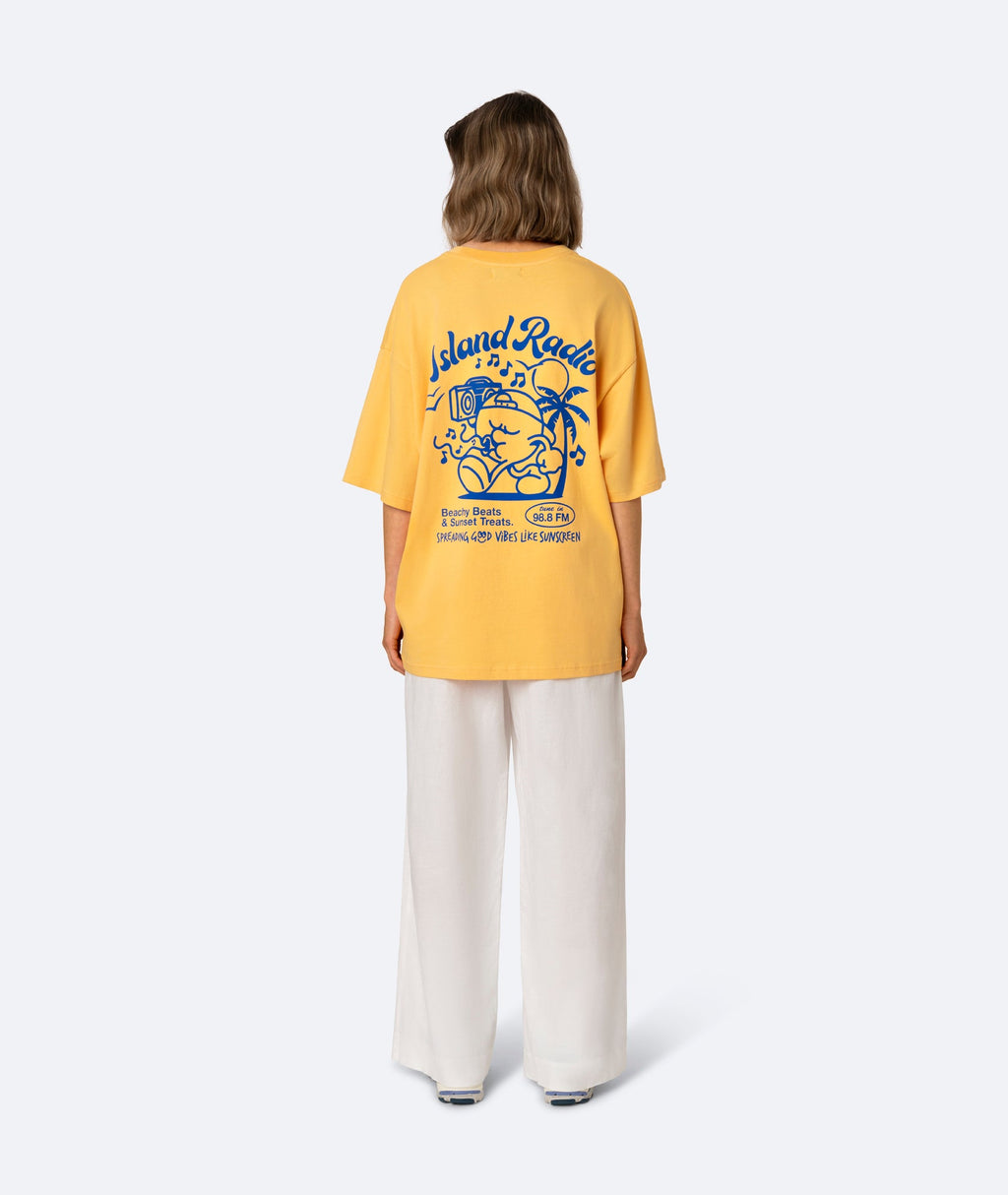 Island Radio T-Shirt - Yellow