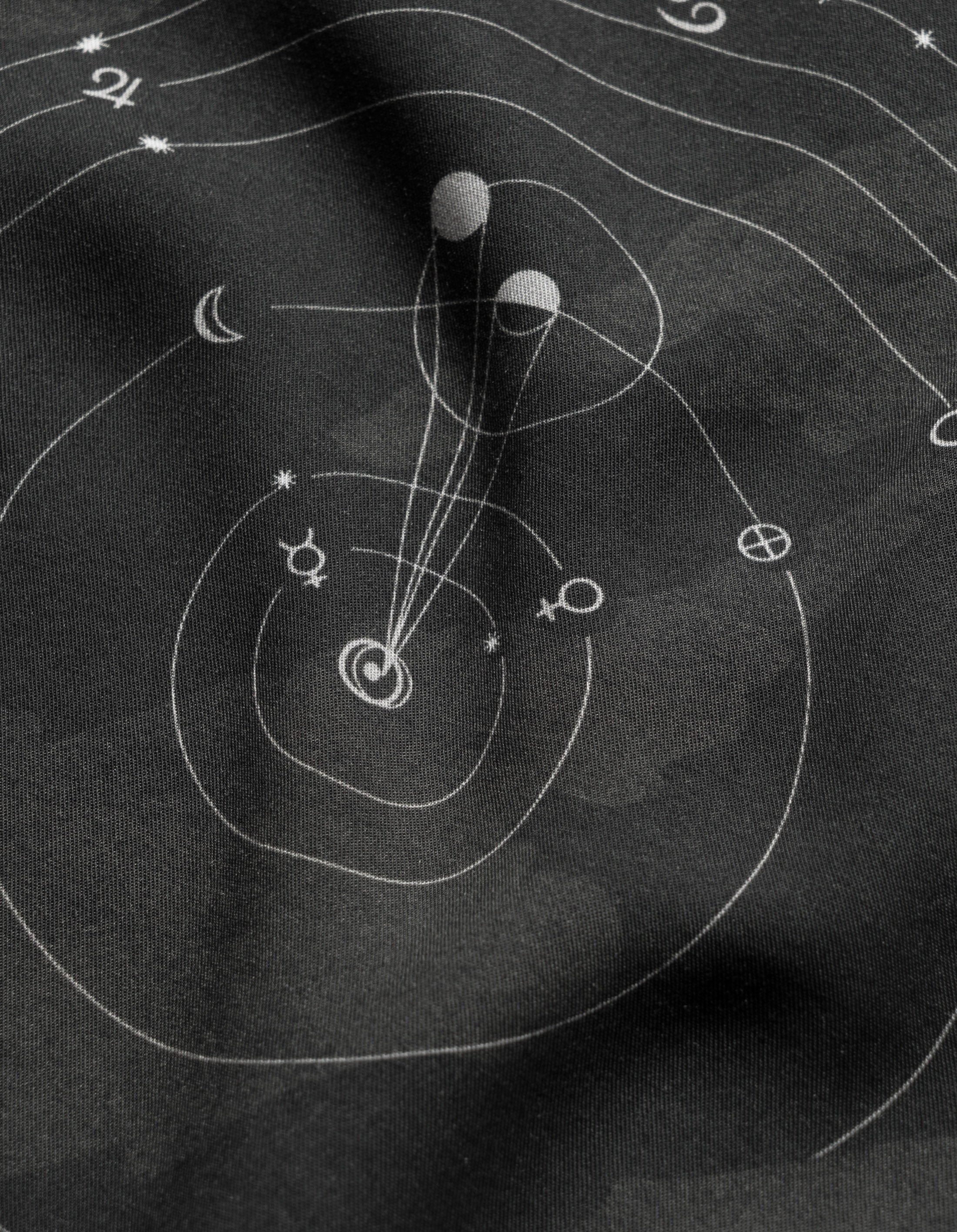 1455 Celeste Camp Collar Shirt Black